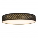 Globo 15229D5 LED stropné svietidlo Clarke 1x80W | 4200L | 3000-6400K - stmievateľné, fixácia farieb, diaľkový ovládač, čierna, matný nikel, zlatá