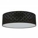 Globo 15229D6 stropné svietidlo Clarke 1x60W | E27 - čierna, matný nikel, zlatá