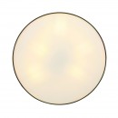 Globo 15229D6 stropné svietidlo Clarke 1x60W | E27 - čierna, matný nikel, zlatá