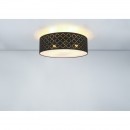 Globo 15229D6 stropné svietidlo Clarke 1x60W | E27 - čierna, matný nikel, zlatá
