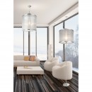 Globo 15259H3 závesné stropné svietidlo Naxos 1x40W | E14 - chróm