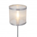 Globo 15259T stolové svietidlo Naxos 1x40W | E14 - chróm