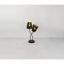 Globo 15264-2T stolové svietidlo Tuxon 2x25W | E14 - čierna