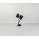Globo 15264-2T stolové svietidlo Tuxon 2x25W | E14 - čierna