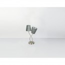 Globo 15265-2T stolové svietidlo Tarok 2x25W | E14 - strieborná