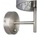Globo 15360W nástenné svietidlo Nadi 1x40W | E14 - strieborná