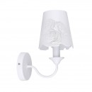 Globo 15371W nástenné svietidlo Sabadell 1x40W | E14 - biela