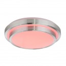 Globo 41738-24RGB LED stropné svietidlo Ina II 1x24W | 100-1000lm | 3000K-6500K | RGB - diaľkový ovládač, fixácia farieb, menič farieb, stmievateľné, nočné osvetlenie, opál, biela