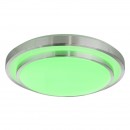 Globo 41738-48RGB LED stropné svietidlo Ina II 1x48W | 195-1950lm | 3000K-6500K | RGB - diaľkový ovládač, fixácia farieb, menič farieb, stmievateľné, nočné osvetlenie, opál, biela