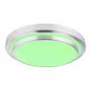Globo 41738-60RGB LED stropné svietidlo Ina II 1x60W | 240-2400lm | 3000K-6500K | RGB - diaľkový ovládač, fixácia farieb, menič farieb, stmievateľné, nočné osvetlenie, opál, biela