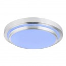 Globo 41738-60RGB LED stropné svietidlo Ina II 1x60W | 240-2400lm | 3000K-6500K | RGB - diaľkový ovládač, fixácia farieb, menič farieb, stmievateľné, nočné osvetlenie, opál, biela