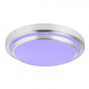 Globo 41738-60RGB LED stropné svietidlo Ina II 1x60W | 240-2400lm | 3000K-6500K | RGB - diaľkový ovládač, fixácia farieb, menič farieb, stmievateľné, nočné osvetlenie, opál, biela