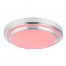Globo 41738-60RGB LED stropné svietidlo Ina II 1x60W | 240-2400lm | 3000K-6500K | RGB - diaľkový ovládač, fixácia farieb, menič farieb, stmievateľné, nočné osvetlenie, opál, biela