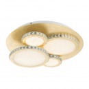 Globo 41908-36 LED stropné svietidlo Tilo 1x36W | 2700lm | 3000K - zlatá