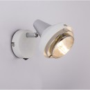Globo 54301-1 nástenné svietidlo Rorge 1x15W | E14 LED - biela