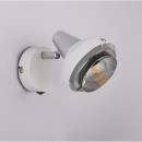 Globo 54301-1 nástenné svietidlo Rorge 1x15W | E14 LED - biela