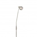Globo 54348-1S stojacie svietidlo Lara 1x4W | E14 LED | 320 lm | 3000K - ohybné rameno, matný nikel