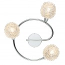 Globo 54502-3 prisadené stropné svietidlo Daxos 3x40W | E14 - chróm