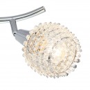 Globo 54502-3 prisadené stropné svietidlo Daxos 3x40W | E14 - chróm