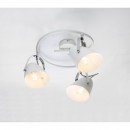 Globo 54654-3 prisadené stropné svietidlo Armeca 3x40W | E14 - nastaviteľné, biela