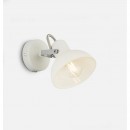 Globo 54657-1 nástenné svietidlo Amory 1x40W | E14 - vypínač na tele, chróm, biela