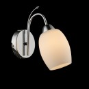 Globo 54709W nástenná lampa Pessoa II 1x60W | E27 - chróm