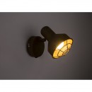 Globo 54810-1 nástenné svietidlo Tycho 1x15W | E14 LED - vypínač na tele, hrdza