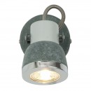 Globo 57000-1 nástenné svietidlo Sabinyo 1x50W | GU10 - vypínač na tele, kameň, chróm