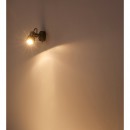 Globo 57000-1 nástenné svietidlo Sabinyo 1x50W | GU10 - vypínač na tele, kameň, chróm