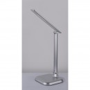 Globo 58209S LED stolové svietidlo Davos 1x7W | 250l | 4000K-5000K-6000K - dotykový stmievač, dotykový vypínač, fixácia farieb, adaptér, USB, chróm