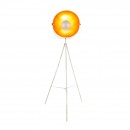 Globo 58323W stojacie svietidlo Sandra 1x60W | E27 - biela, zlatá