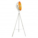 Globo 58323W stojacie svietidlo Sandra 1x60W | E27 - biela, zlatá