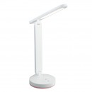 Globo 58346 LED stolové svietidlo Gendry 1x4W | 18-153lm | 6000K | RGB - menič farieb, dotykový stmievač, dotykový vypínač, adaptér, USB, biela