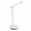 Globo 58346 LED stolové svietidlo Gendry 1x4W | 18-153lm | 6000K | RGB - menič farieb, dotykový stmievač, dotykový vypínač, adaptér, USB, biela