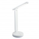 Globo 58346 LED stolové svietidlo Gendry 1x4W | 18-153lm | 6000K | RGB - menič farieb, dotykový stmievač, dotykový vypínač, adaptér, USB, biela