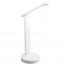 Globo 58346 LED stolové svietidlo Gendry 1x4W | 18-153lm | 6000K | RGB - menič farieb, dotykový stmievač, dotykový vypínač, adaptér, USB, biela