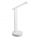 Globo 58346 LED stolové svietidlo Gendry 1x4W | 18-153lm | 6000K | RGB - menič farieb, dotykový stmievač, dotykový vypínač, adaptér, USB, biela