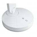 Globo 58346 LED stolové svietidlo Gendry 1x4W | 18-153lm | 6000K | RGB - menič farieb, dotykový stmievač, dotykový vypínač, adaptér, USB, biela