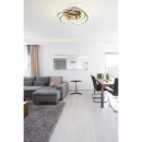 Globo 67828-40 LED prisadené stropné svietidlo Barna 1x40W | 3200lm | 3200K - stmievateľné, matný nikel, opál