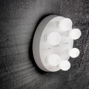stropné svietidlo Ideal Lux Globo PL3 3x60W E27 - biela