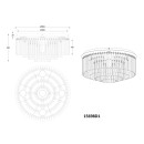 Globo 15698D1 prisadené stropné svietidlo GORLEY  E27