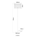 Globo 15698SB stojacia lampa GORLEY  E27 | vypínač