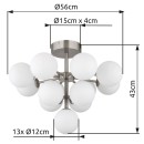 Globo 56143-13ND prisadené stropné svietidlo GRAPPY  G9