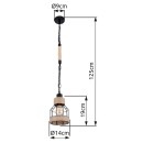 Globo 15674H závesný luster Halia 1x60W | E27