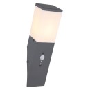 Globo 31730S vonkajšie nástenné svietidlo so senzorom Herri 1x15W | E27 LED | IP44