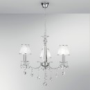 Luce Ambiente Design I-BOEME/3  závesné stropné svietidlo BOEME | 3×60W E14 | chróm