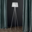 Luce Ambiente Design I-CLUNY-PT40 stojacia lampa CLUNY | 3×60W E14 | vypínač | biela