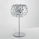 Luce Ambiente Design I-DIONISO-LG-CR stolná lampička DIONISO | 2×60W E27 | vypínač | chróm