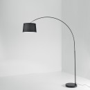 Luce Ambiente Design I-DREAM/PT NERO stojacia lampa DREAM | 1×60W E27 | vypínač | čierna