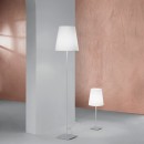 Luce Ambiente Design I-ELVIS-L BCO stolná lampička ELVIS | 1×60W E27 | vypínač | biela